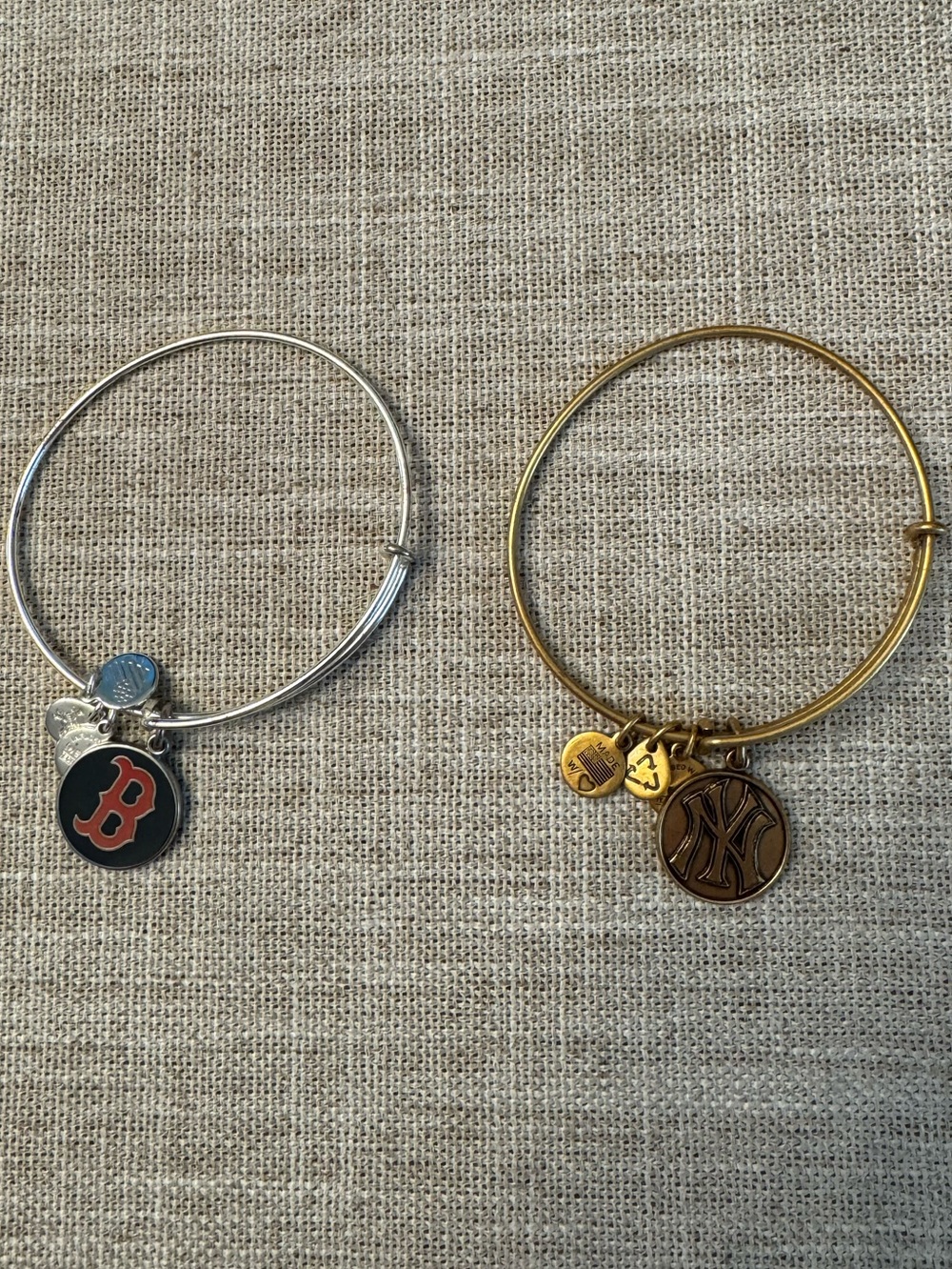 Alex & Ani Boston Red Sox and NY Yankees bangle bracelets